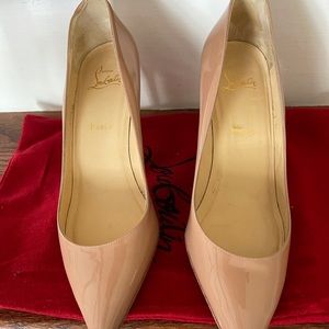 PIGALLE FOLLIES 85mm Nude Patent Leather